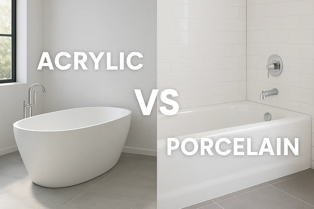 Acrylic Bathtub vs Porcelain – Why Adecab is the Smart Choice in 2025