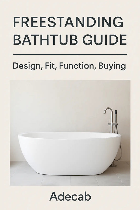 Freestanding Bathtub Guide – Adecab: Design, Fit, Function, Buying