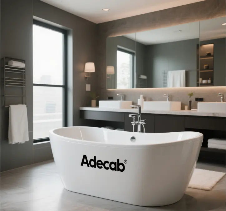 How To Choose A Suitable Acrylic Freestanding Bathtub According To The Bathroom Style - Adecab