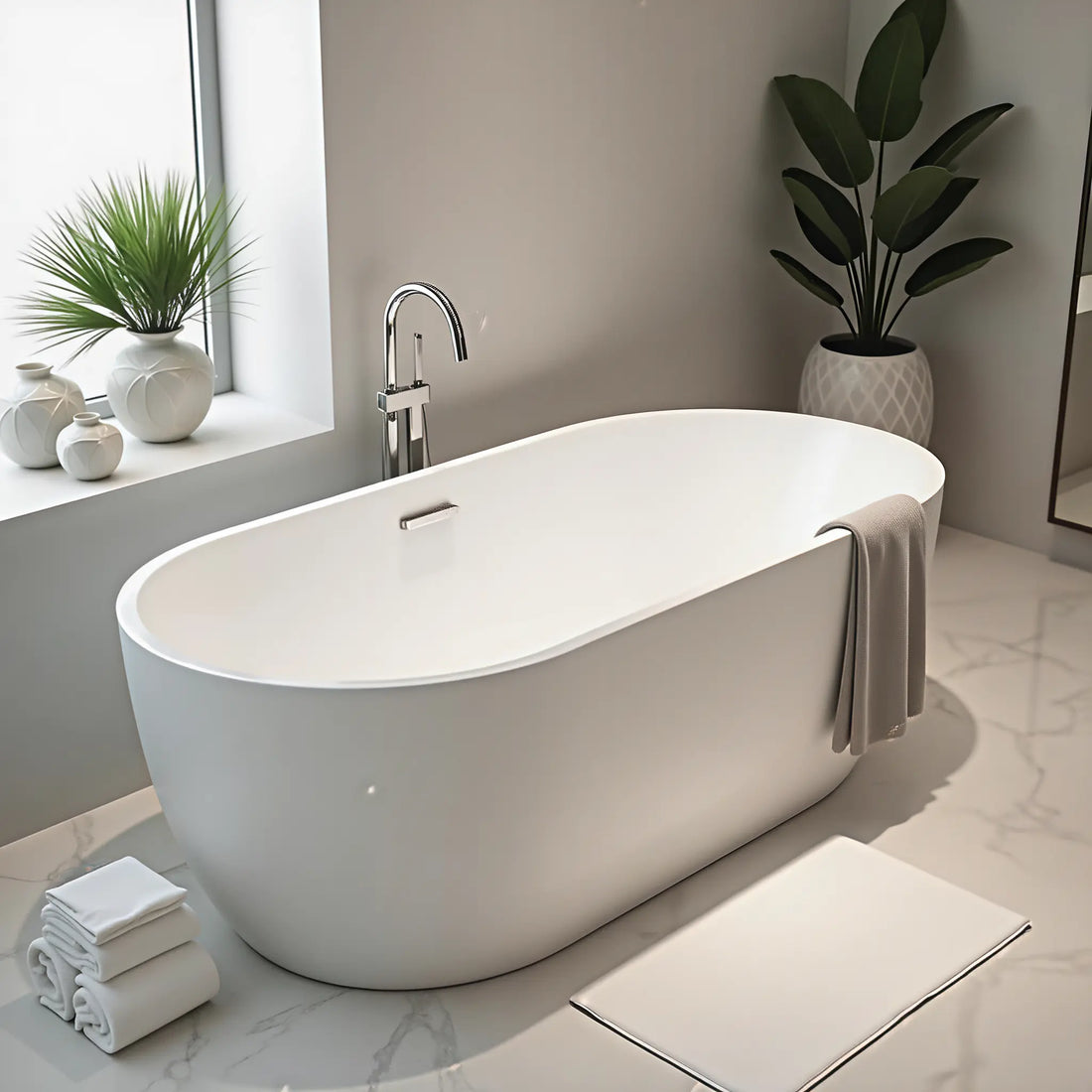 Acrylic Freestanding Tub Trends 2025 - The Centerpiece of Modern Bathrooms