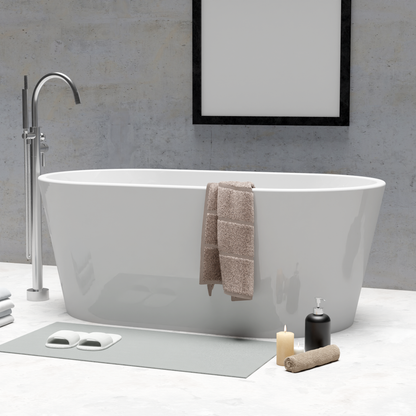 Adecabtub 59" High-back Freestanding Bathtubs Thickened Design