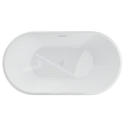 adecabtub DM1015 bathtub|Freestanding bathtub | A freestanding bathtub with portable installation refers to a standalone bathtub that can be easily installed and moved as needed. These bathtubs are not permanently affixed to one spot, offering flexibility in placement and making them ideal for situations where a permanent installation isn't feasible. They often come in lightweight materials and are designed for easy setup and breakdown.