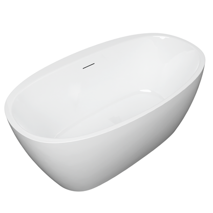 adecabtub DM1358 bathtub|Freestanding bathtub | A freestanding bathtub with portable installation refers to a standalone bathtub that can be easily installed and moved as needed. These bathtubs are not permanently affixed to one spot, offering flexibility in placement and making them ideal for situations where a permanent installation isn't feasible. They often come in lightweight materials and are designed for easy setup and breakdown.